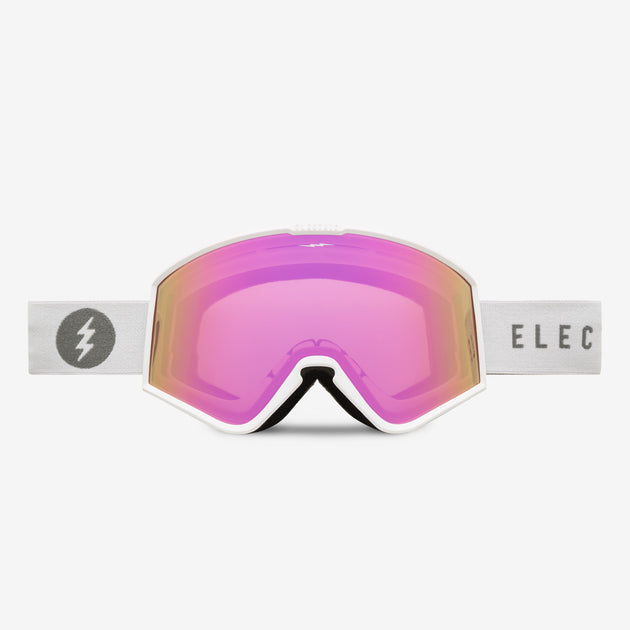 Electric Visual EK1 Snow Goggle - Matte White / Pink Chrome