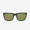 Electric Men's and Women's Sunglasses - Knoxville Sport - Matte Black / Green Polarized Pro  - Polarized Sport Square Sunglasses