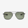 Electric Men's and Women's Sunglasses - Rodeo - Matte Black / Grey Polarized - Polarized Hexagonal Aviator Sunglasses