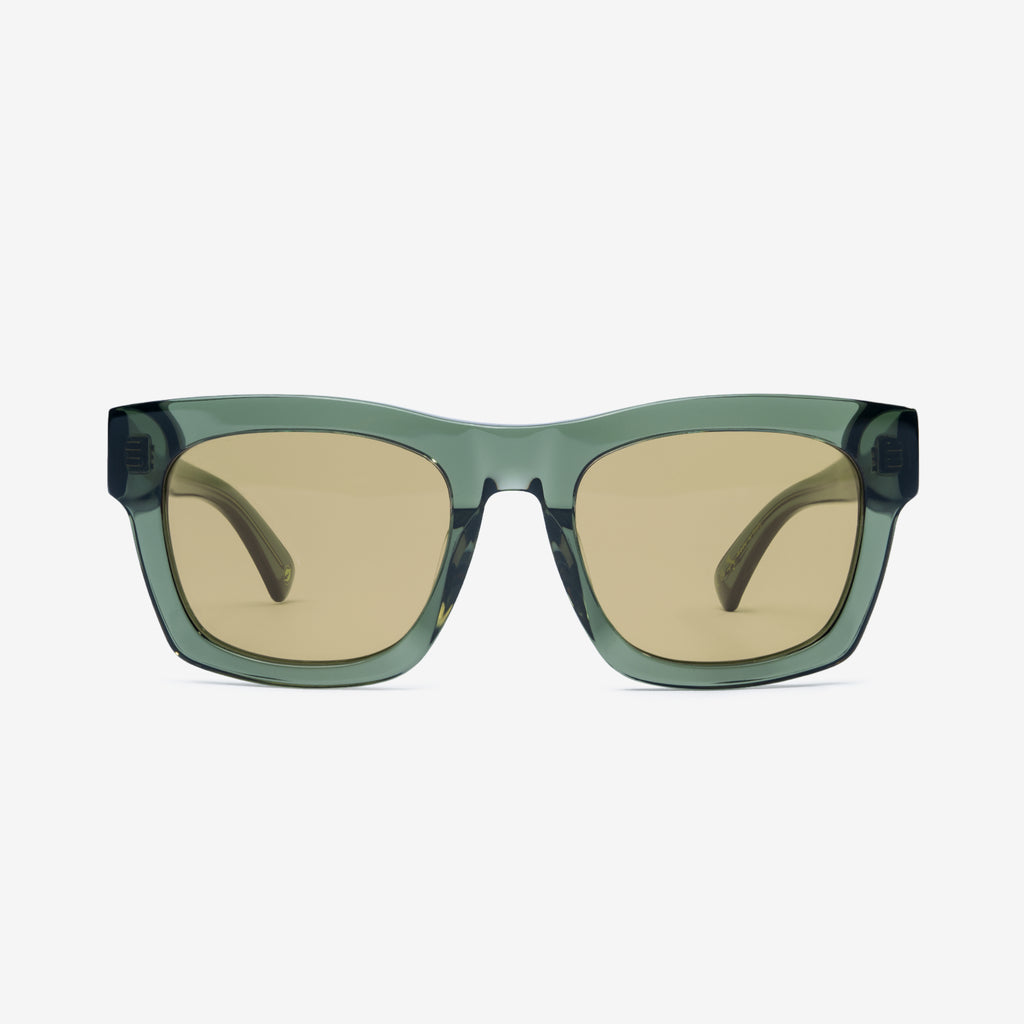 Electric Crasher 49mm Absinthe Sunglasses Amber Lens