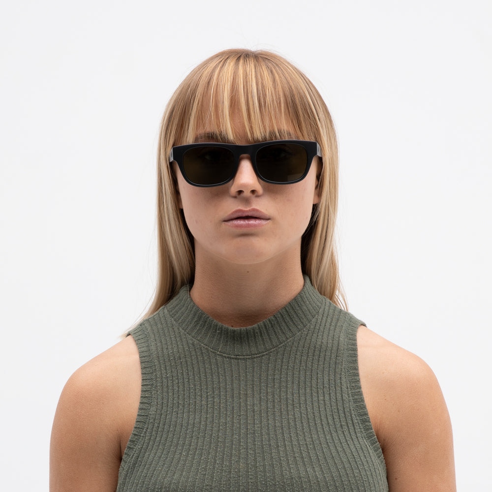 Sale Electric Pop Matte Black Sunglasses choose from grey lenses or grey polarized lense