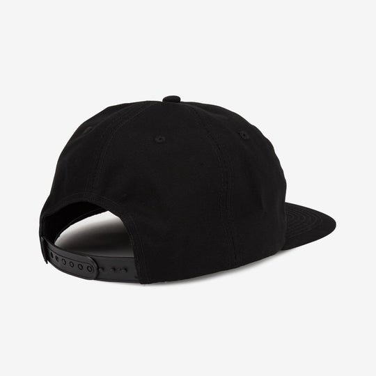 Electric logo patch snapback hat black baseball style cap