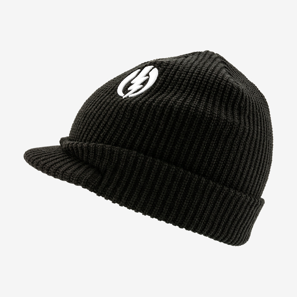 Electric Radar Visor Beanie Headwear Black - Main Image