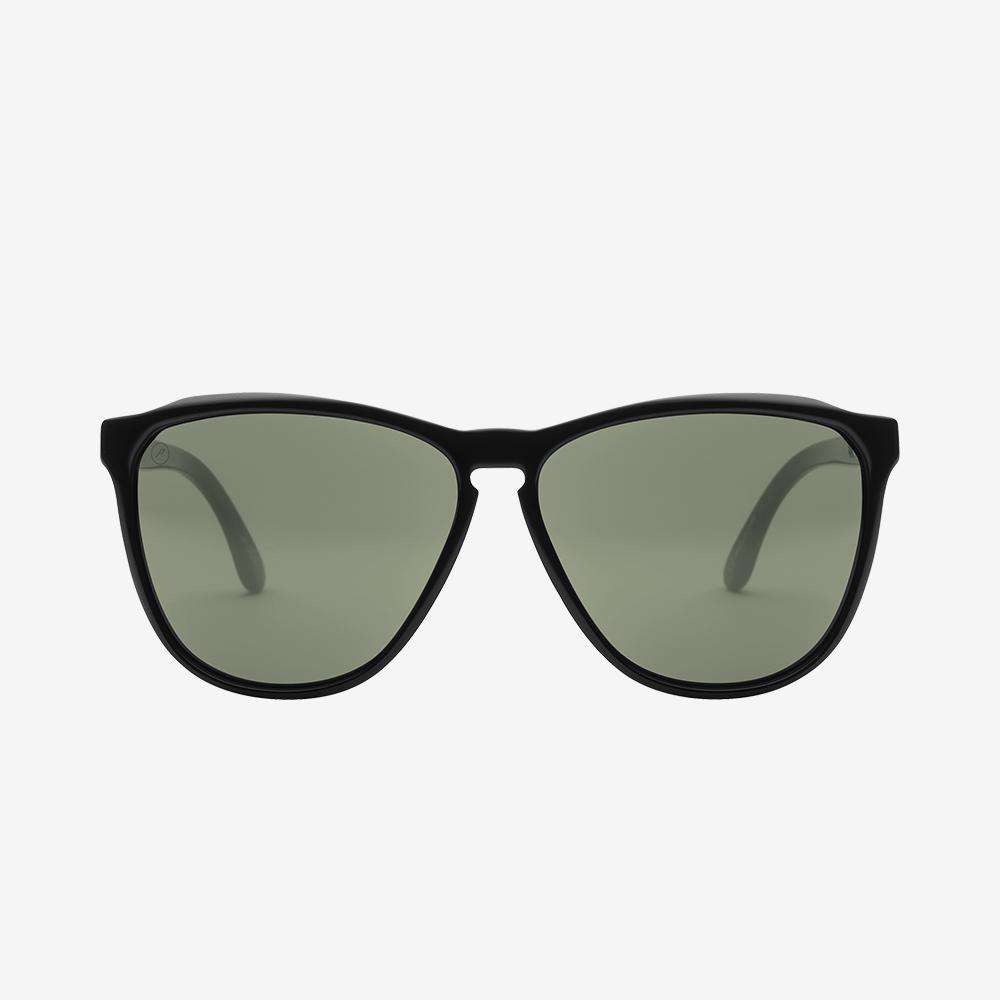 Electric Men's and Women's Sunglasses - Encelia - Gloss Black / Grey Polarized - Oversized Cat Eye Sunglasses