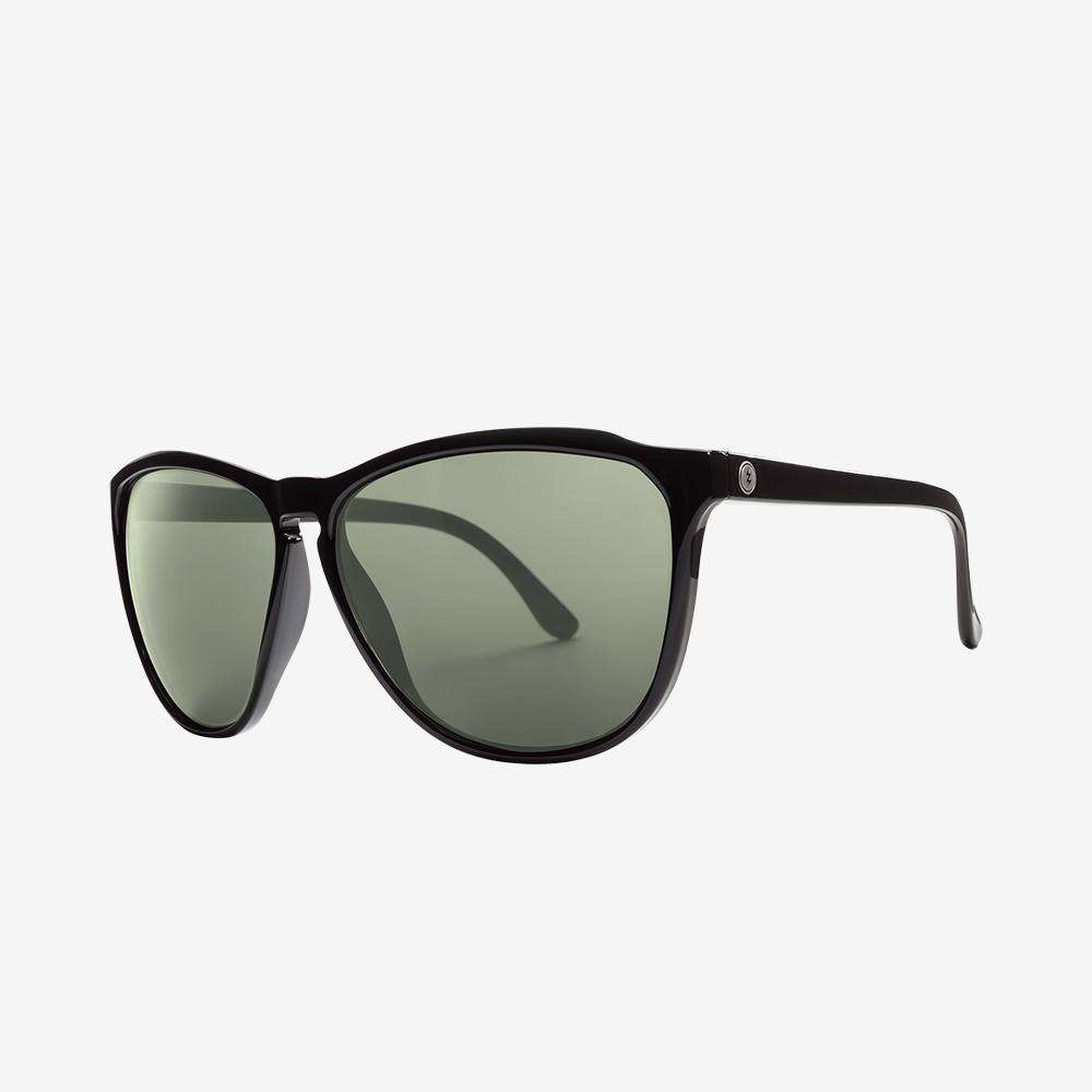 Electric Men's and Women's Sunglasses - Encelia - Gloss Black / Grey Polarized - Oversized Cat Eye Sunglasses