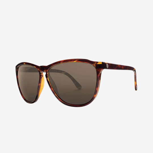 Electric Men's and Women's Sunglasses - Encelia - Gloss Tort / Bronze Polarized - Oversized Cat Eye Sunglasses