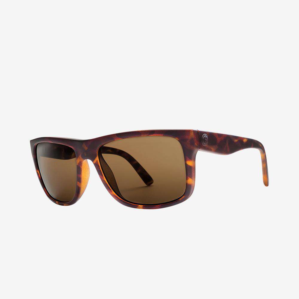 Electric Men's and Women's Sunglasses - Swingarm - Matte Tort / Bronze Polarized - Lightweight Square Sunglasses Regular Size