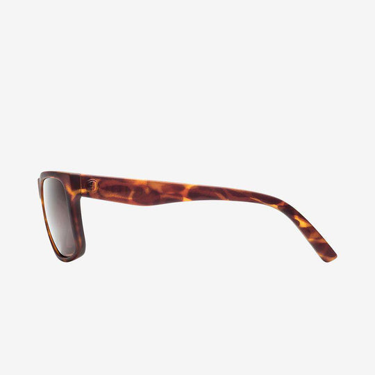 Electric Men's and Women's Sunglasses - Swingarm - Matte Tort / Bronze Polarized - Lightweight Square Sunglasses Side View