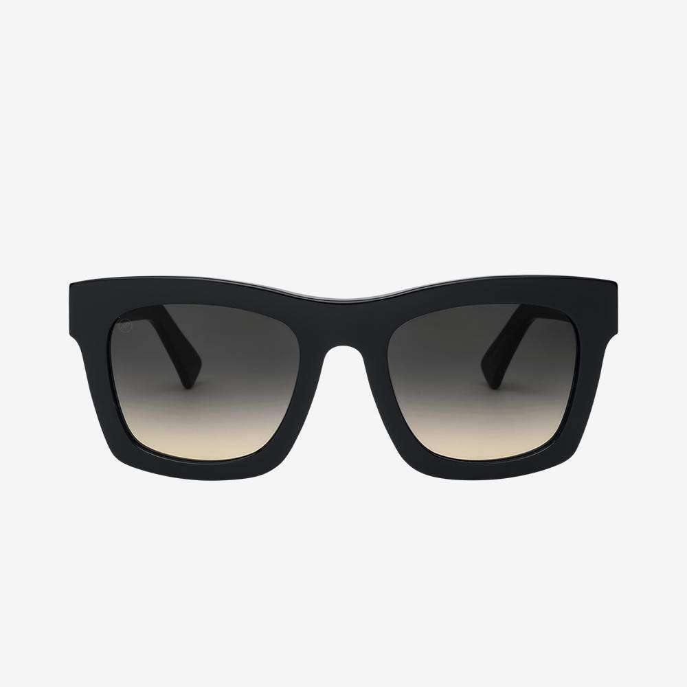 Electric mens and womens sunglasses Crasher gloss black black gradient chunky square sunglasses. large oversized fashion sunglasses