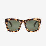 Electric mens and womens sunglasses Crasher tortoise polarized chunky square sunglasses. large sized frame