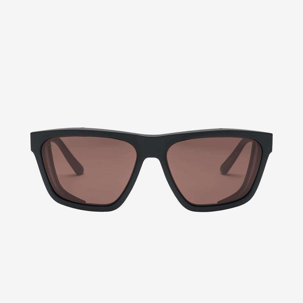 Electric Men's and Women's Sunglasses - Road Glacier - Matte Black / Rose Polarized Pro - Polarized Sport Square Sunglasses