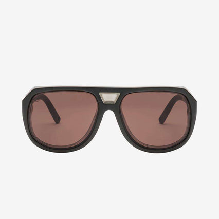 Electric Men's and Women's Sunglasses - Stacker - Matte Black / Rose Polarized Pro - Side Shield Sunglasses