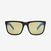 Knoxville Matte Black Sport Sunglasses - lightweight frames yellow polarized lenses