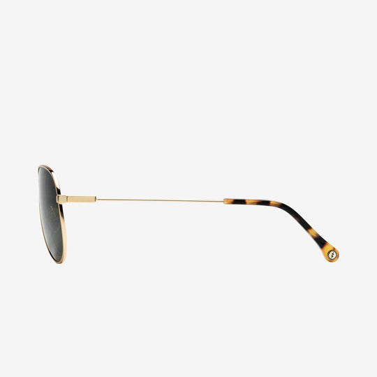 Electric AV1 Women's Sunglass - Shiny Gold Wire Frame / Grey Polarized