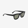 Electric Men's and Women's Sunglasses - Cocktail - Gloss Black / Grey Polarized - Polarized Retro Square Sunglasses