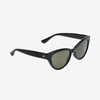 Electric Men's and Women's Sunglasses - Indio - Gloss Black / Grey Polarized - Polarized Cat Eye Sunglasses