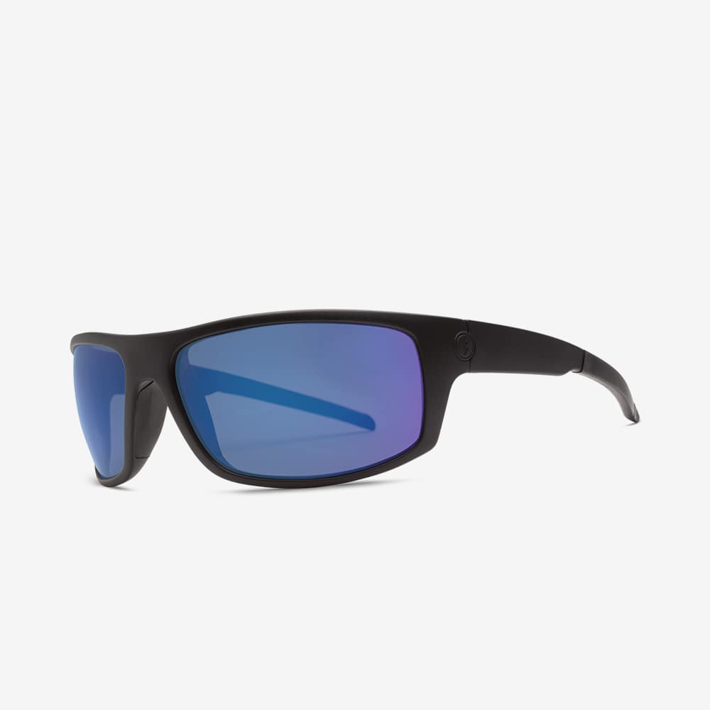 Electric Tech One XL Sport Sunglasses Matte Black / Blue Polarized Pro