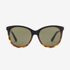 Electric Men's and Women's Sunglasses - Palm - Darkside Tort / Grey Polarized - Polarized Oversized Cat Eye Sunglasses