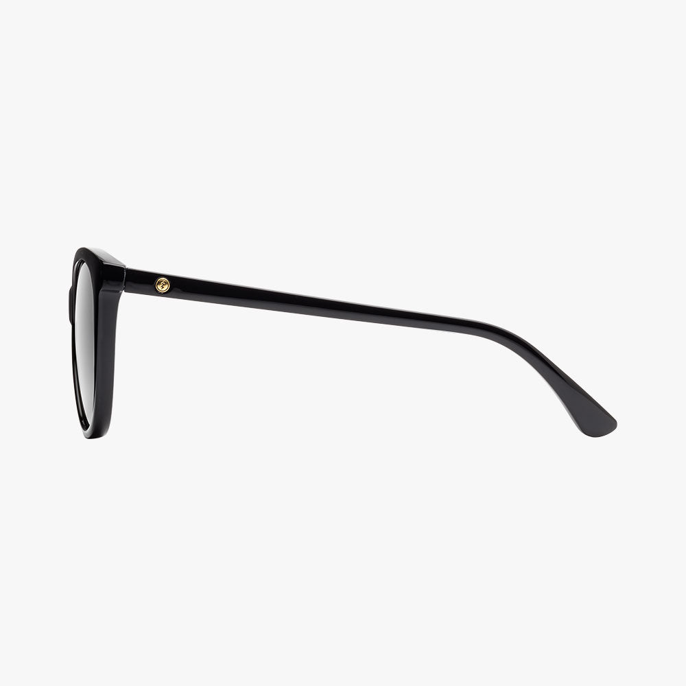 Electric Men's and Women's Sunglasses - Palm - Gloss Black / Grey Polarized - Polarized Oversized Cat Eye Sunglasses